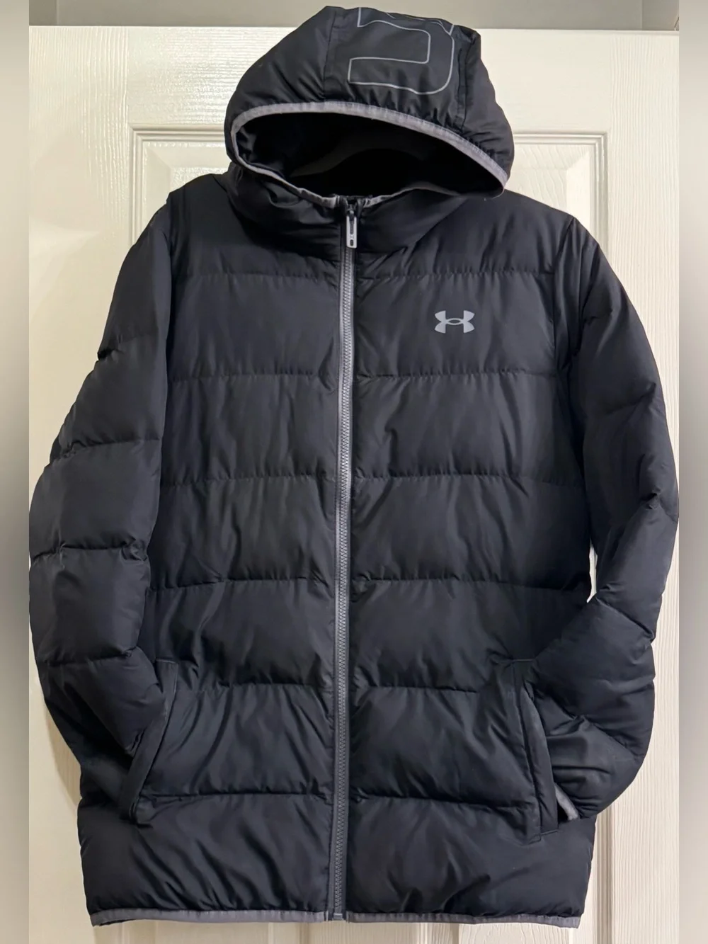 Under Armour UA Pronto Puffer Jacket, Color: Black, Size: YXL